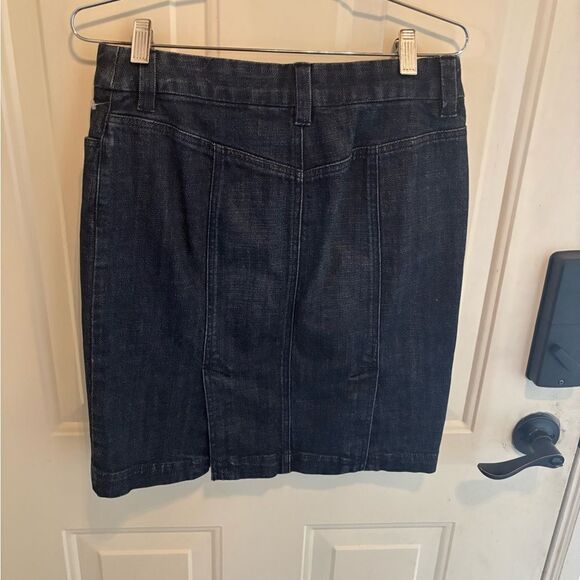 J. Crew Blue Denim Pencil Skirt Knee-Length Casual - Picture 4 of 5